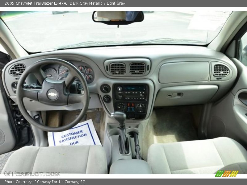 Dark Gray Metallic / Light Gray 2005 Chevrolet TrailBlazer LS 4x4