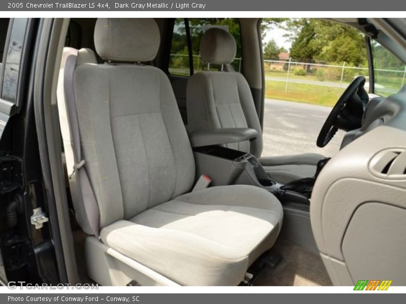 Dark Gray Metallic / Light Gray 2005 Chevrolet TrailBlazer LS 4x4