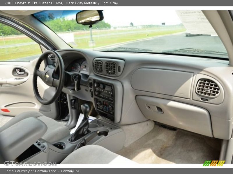 Dark Gray Metallic / Light Gray 2005 Chevrolet TrailBlazer LS 4x4