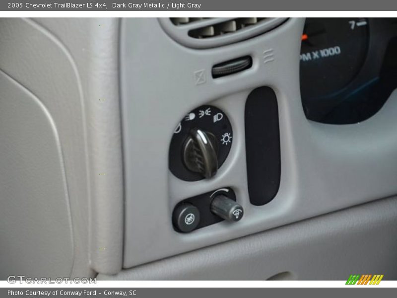 Dark Gray Metallic / Light Gray 2005 Chevrolet TrailBlazer LS 4x4