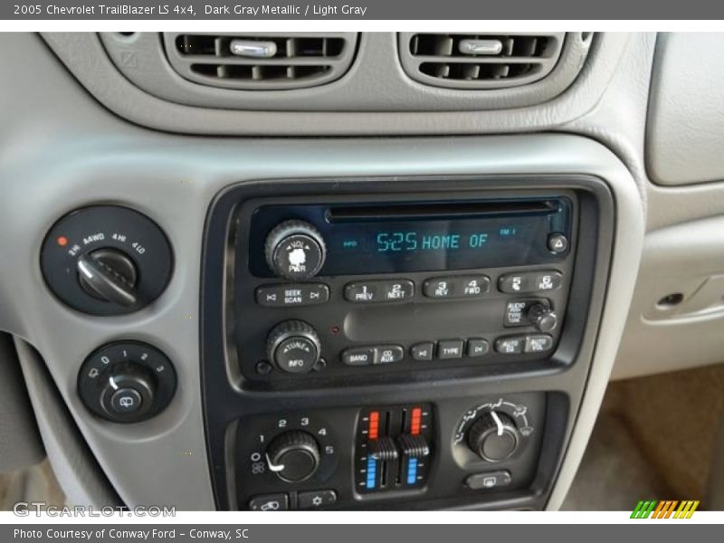 Dark Gray Metallic / Light Gray 2005 Chevrolet TrailBlazer LS 4x4