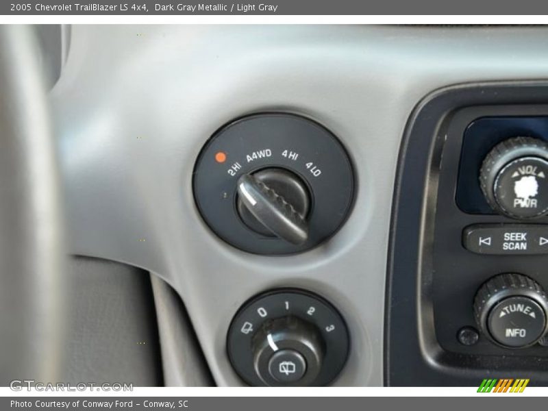 Dark Gray Metallic / Light Gray 2005 Chevrolet TrailBlazer LS 4x4