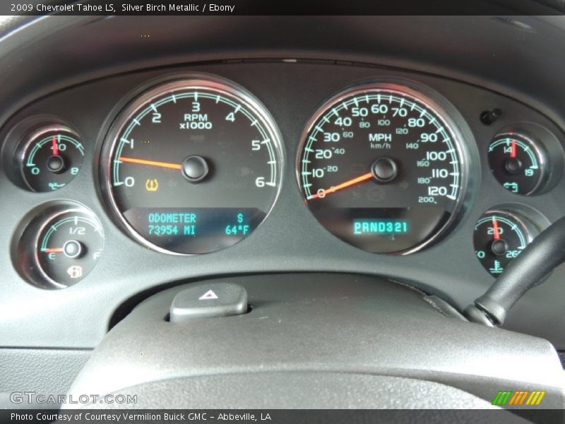 Silver Birch Metallic / Ebony 2009 Chevrolet Tahoe LS