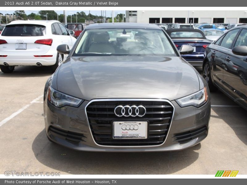 Dakota Gray Metallic / Velvet Beige 2013 Audi A6 2.0T Sedan