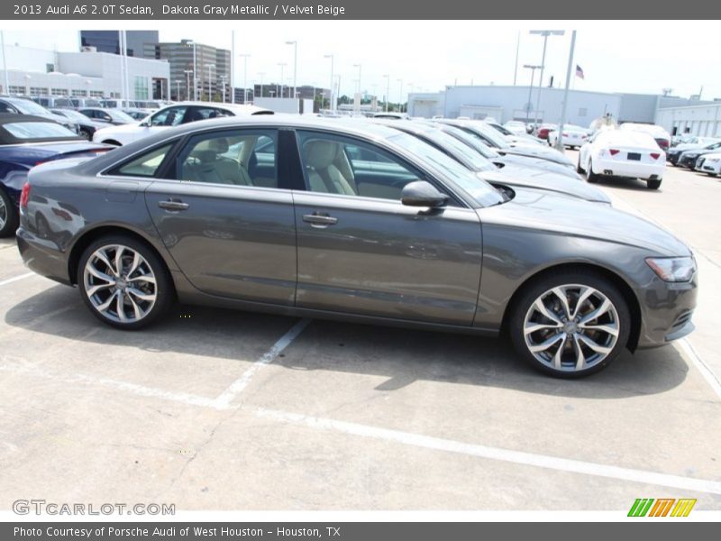 Dakota Gray Metallic / Velvet Beige 2013 Audi A6 2.0T Sedan