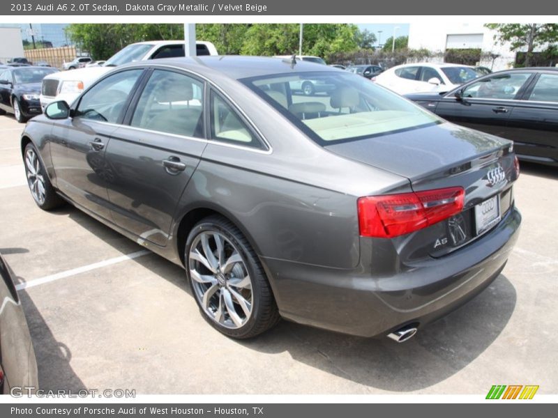 Dakota Gray Metallic / Velvet Beige 2013 Audi A6 2.0T Sedan