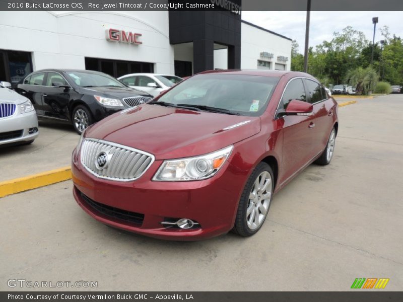 Red Jewel Tintcoat / Cocoa/Light Cashmere 2010 Buick LaCrosse CXS