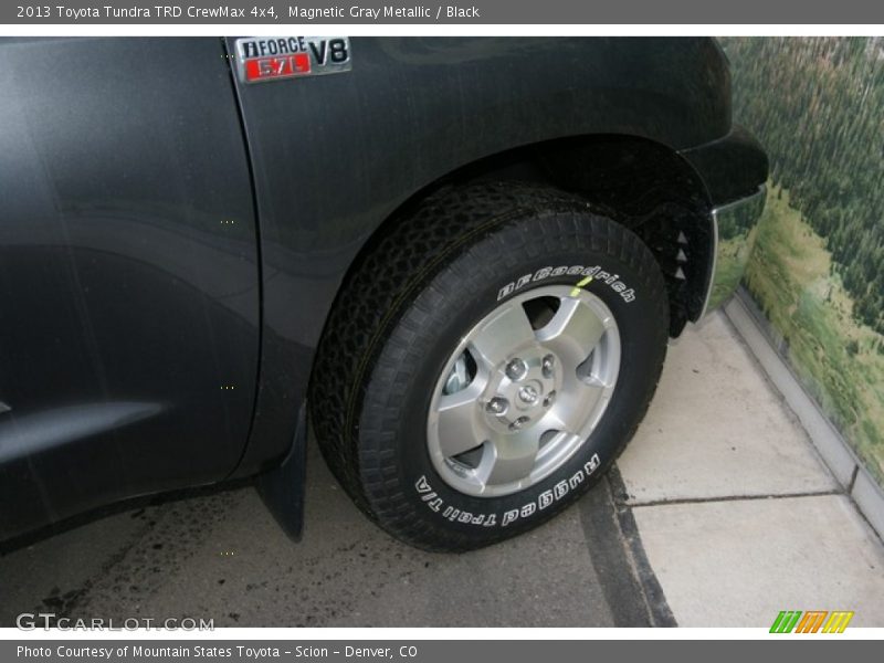 Magnetic Gray Metallic / Black 2013 Toyota Tundra TRD CrewMax 4x4