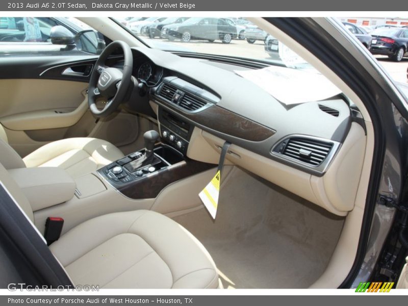 Dakota Gray Metallic / Velvet Beige 2013 Audi A6 2.0T Sedan