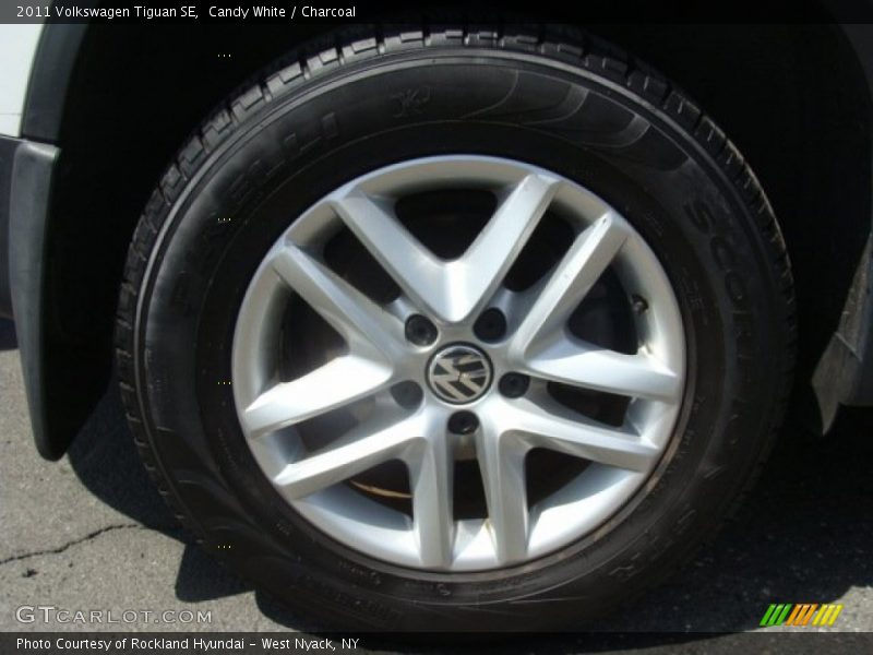 Candy White / Charcoal 2011 Volkswagen Tiguan SE