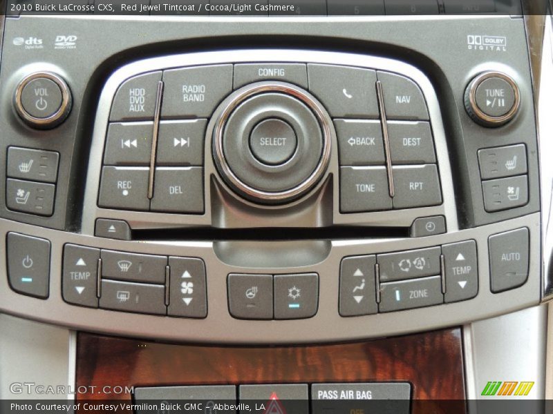 Red Jewel Tintcoat / Cocoa/Light Cashmere 2010 Buick LaCrosse CXS