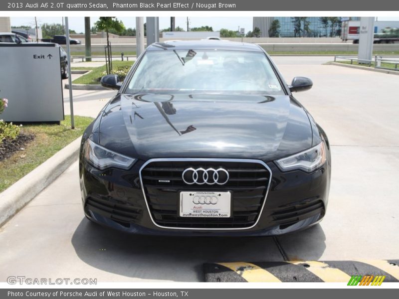 Phantom Black Pearl Effect / Nougat Brown 2013 Audi A6 2.0T quattro Sedan