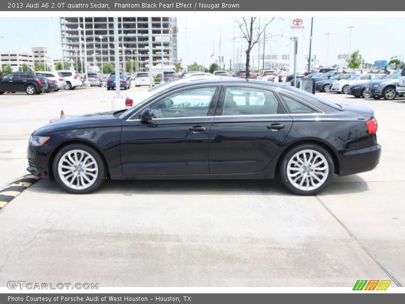 Phantom Black Pearl Effect / Nougat Brown 2013 Audi A6 2.0T quattro Sedan