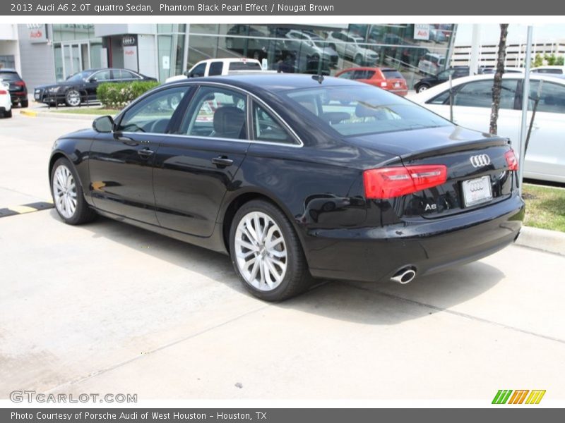 Phantom Black Pearl Effect / Nougat Brown 2013 Audi A6 2.0T quattro Sedan