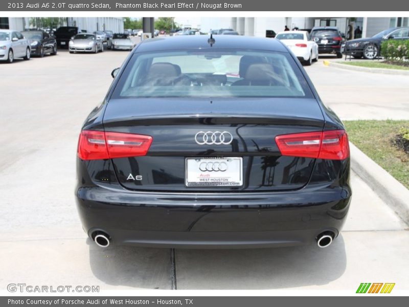 Phantom Black Pearl Effect / Nougat Brown 2013 Audi A6 2.0T quattro Sedan