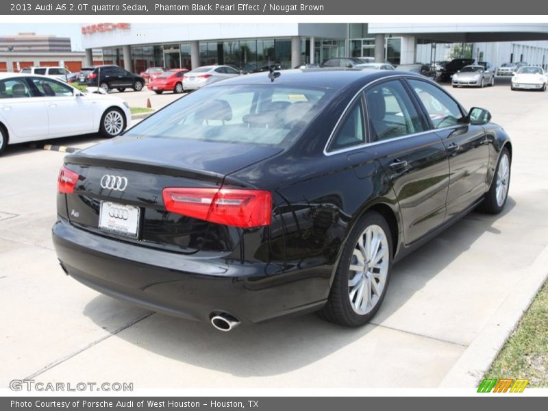 Phantom Black Pearl Effect / Nougat Brown 2013 Audi A6 2.0T quattro Sedan