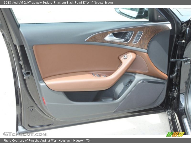 Phantom Black Pearl Effect / Nougat Brown 2013 Audi A6 2.0T quattro Sedan