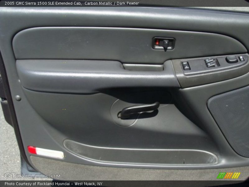 Carbon Metallic / Dark Pewter 2005 GMC Sierra 1500 SLE Extended Cab