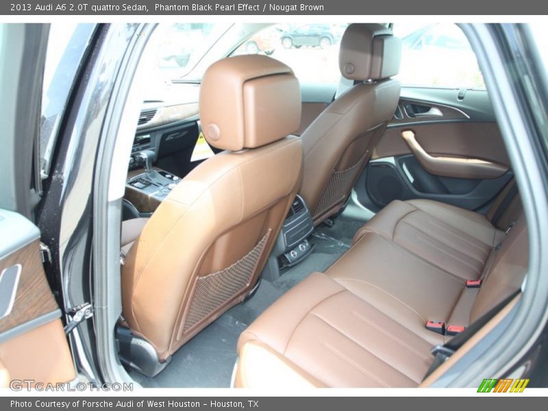Phantom Black Pearl Effect / Nougat Brown 2013 Audi A6 2.0T quattro Sedan