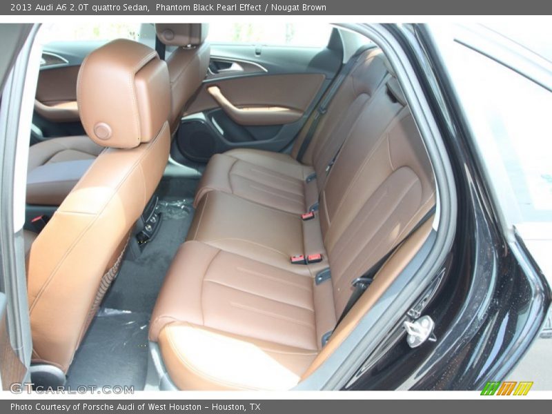 Phantom Black Pearl Effect / Nougat Brown 2013 Audi A6 2.0T quattro Sedan