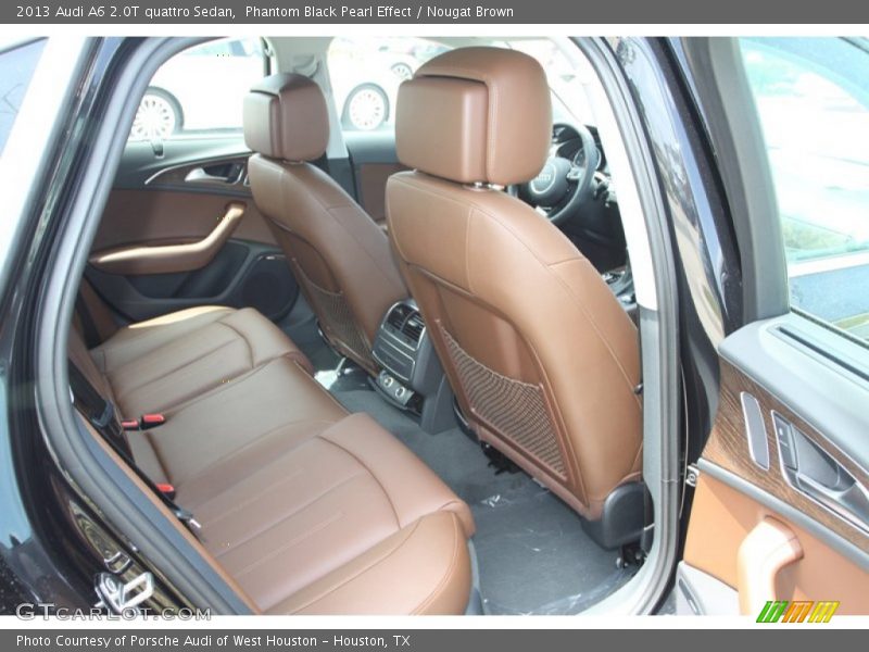 Phantom Black Pearl Effect / Nougat Brown 2013 Audi A6 2.0T quattro Sedan