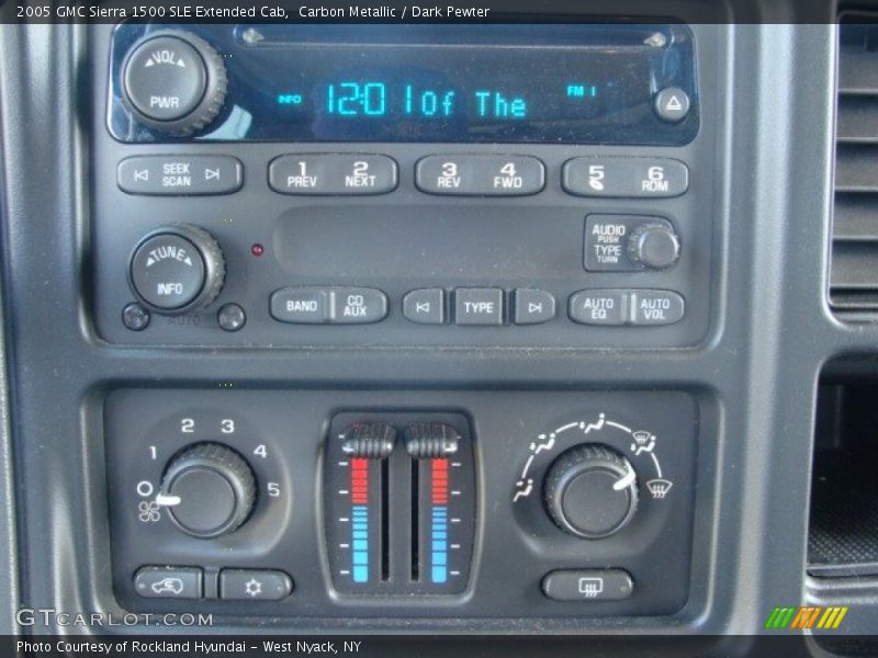 Carbon Metallic / Dark Pewter 2005 GMC Sierra 1500 SLE Extended Cab