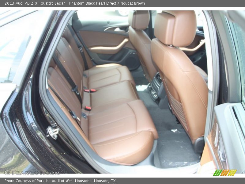 Phantom Black Pearl Effect / Nougat Brown 2013 Audi A6 2.0T quattro Sedan