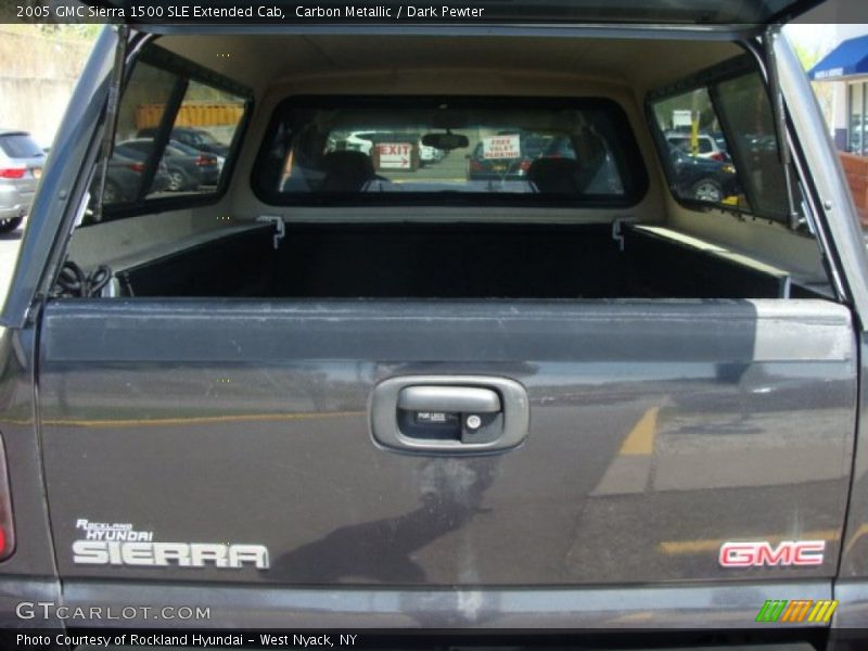 Carbon Metallic / Dark Pewter 2005 GMC Sierra 1500 SLE Extended Cab
