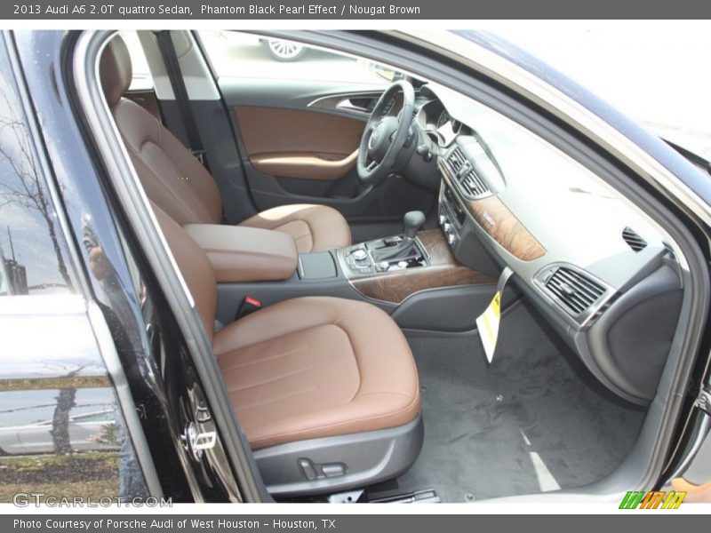 Phantom Black Pearl Effect / Nougat Brown 2013 Audi A6 2.0T quattro Sedan