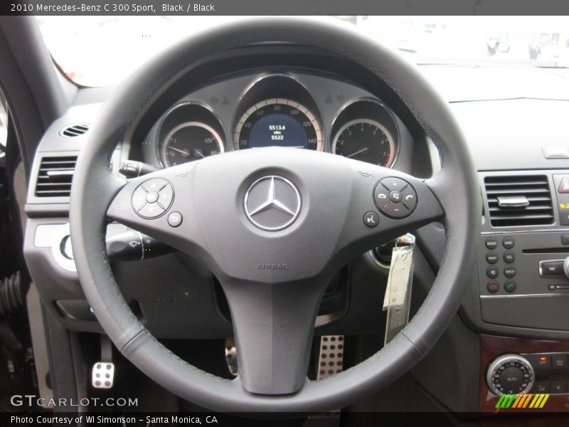 Black / Black 2010 Mercedes-Benz C 300 Sport
