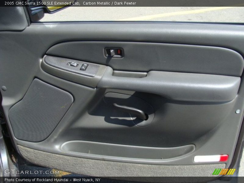 Carbon Metallic / Dark Pewter 2005 GMC Sierra 1500 SLE Extended Cab