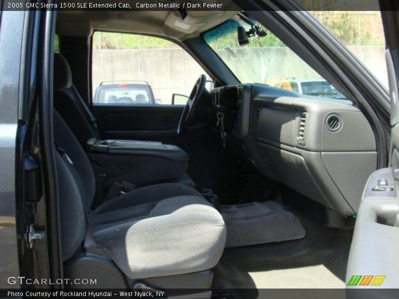 Carbon Metallic / Dark Pewter 2005 GMC Sierra 1500 SLE Extended Cab