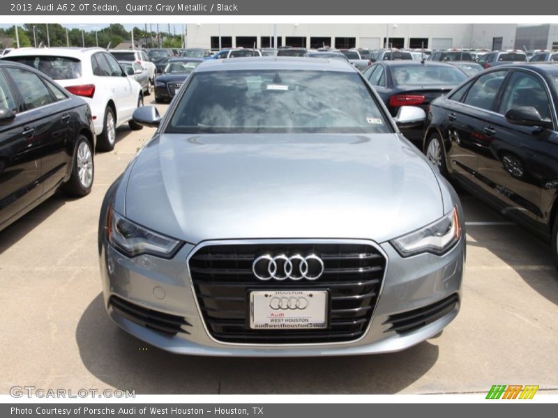 Quartz Gray Metallic / Black 2013 Audi A6 2.0T Sedan