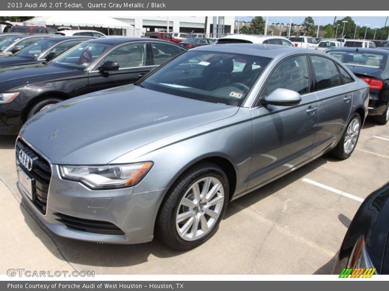 Quartz Gray Metallic / Black 2013 Audi A6 2.0T Sedan