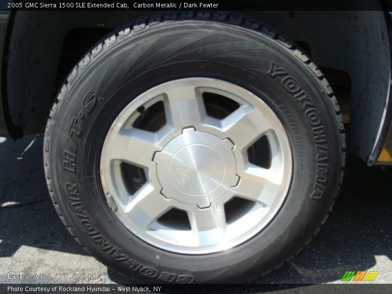 Carbon Metallic / Dark Pewter 2005 GMC Sierra 1500 SLE Extended Cab