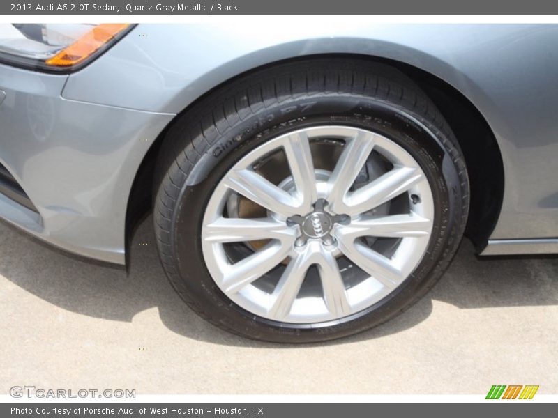 Quartz Gray Metallic / Black 2013 Audi A6 2.0T Sedan