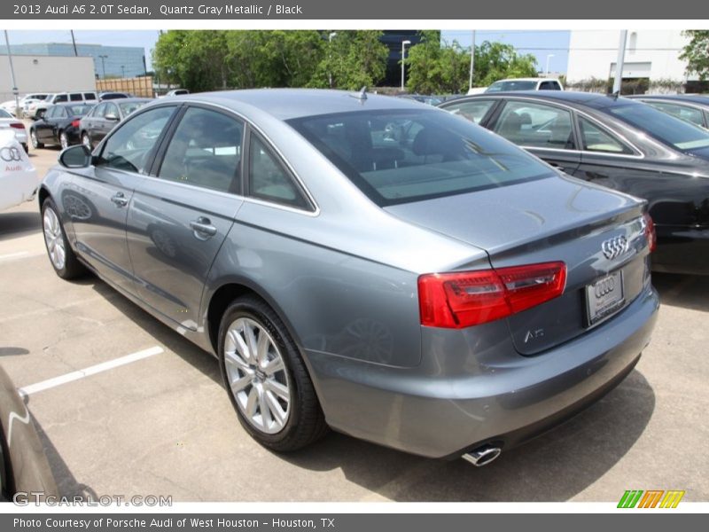 Quartz Gray Metallic / Black 2013 Audi A6 2.0T Sedan