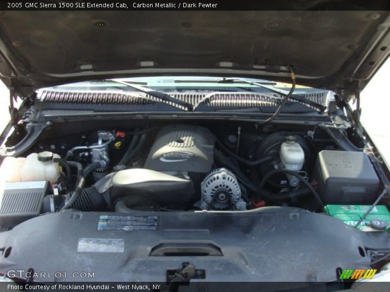 Carbon Metallic / Dark Pewter 2005 GMC Sierra 1500 SLE Extended Cab