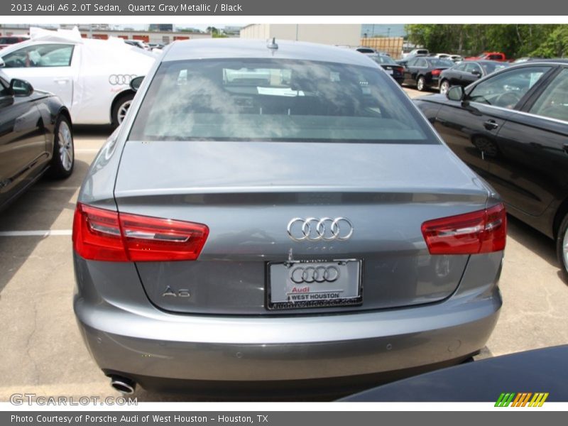Quartz Gray Metallic / Black 2013 Audi A6 2.0T Sedan