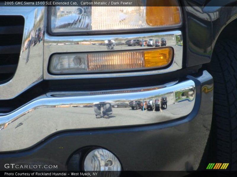 Carbon Metallic / Dark Pewter 2005 GMC Sierra 1500 SLE Extended Cab