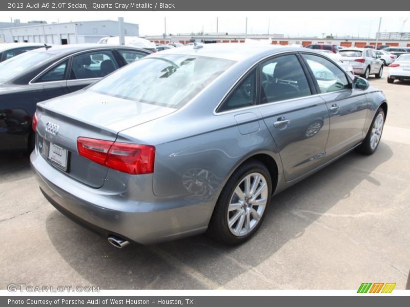 Quartz Gray Metallic / Black 2013 Audi A6 2.0T Sedan