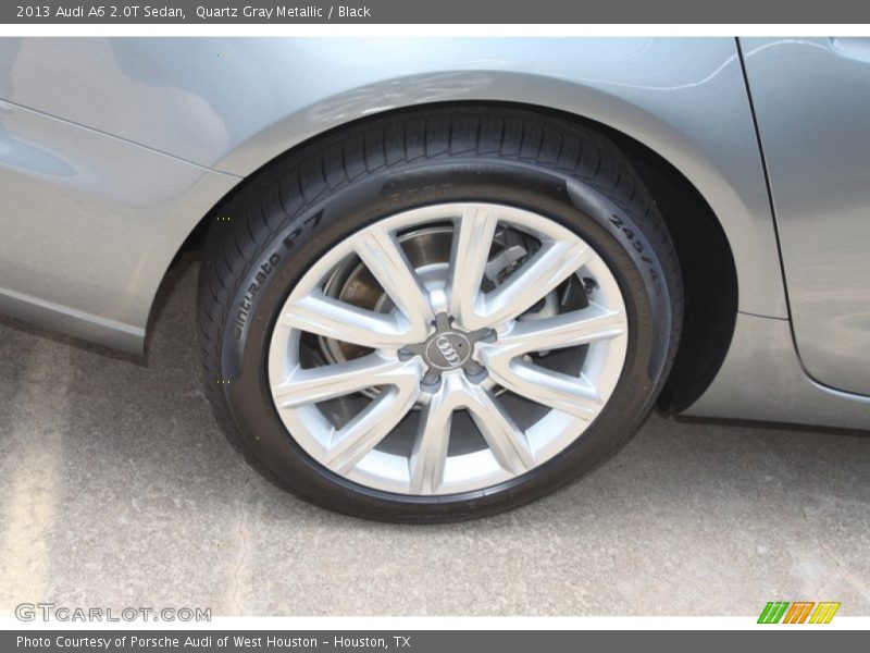 Quartz Gray Metallic / Black 2013 Audi A6 2.0T Sedan