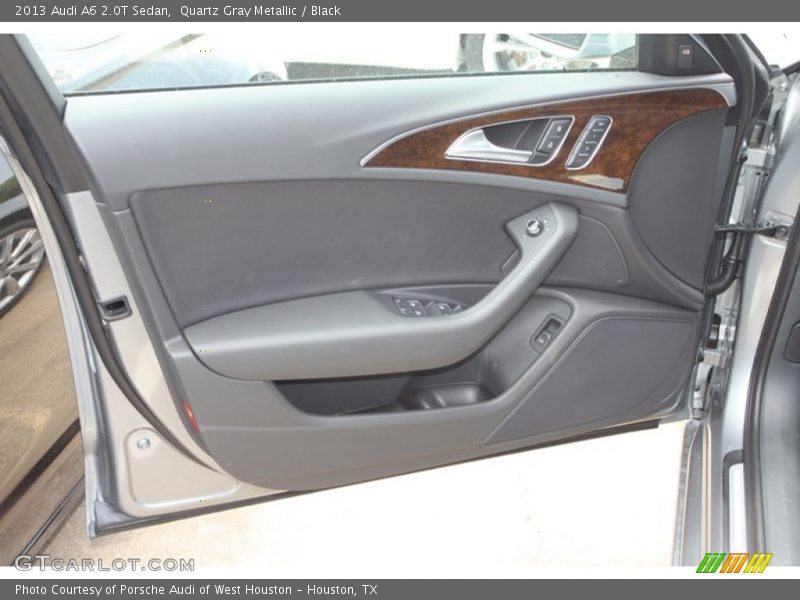 Quartz Gray Metallic / Black 2013 Audi A6 2.0T Sedan