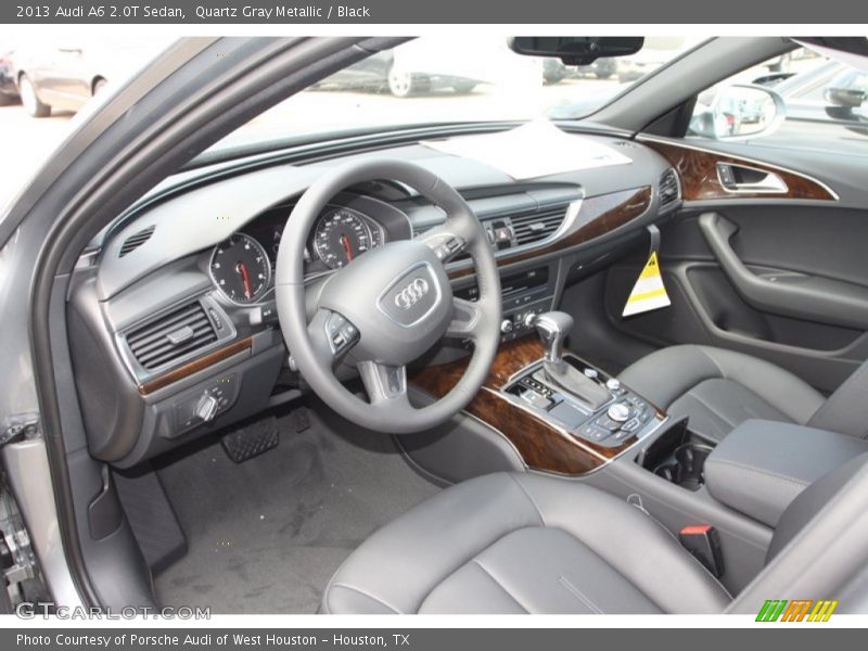 Quartz Gray Metallic / Black 2013 Audi A6 2.0T Sedan