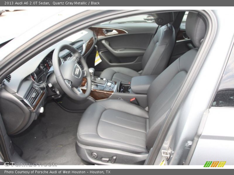 Quartz Gray Metallic / Black 2013 Audi A6 2.0T Sedan