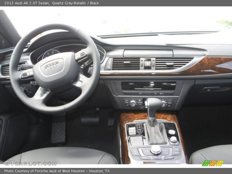 Quartz Gray Metallic / Black 2013 Audi A6 2.0T Sedan