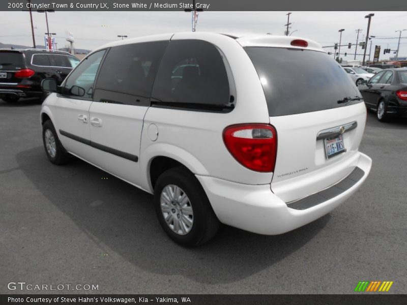 Stone White / Medium Slate Gray 2005 Chrysler Town & Country LX