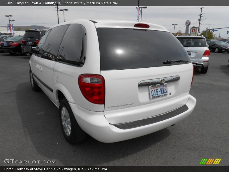 Stone White / Medium Slate Gray 2005 Chrysler Town & Country LX