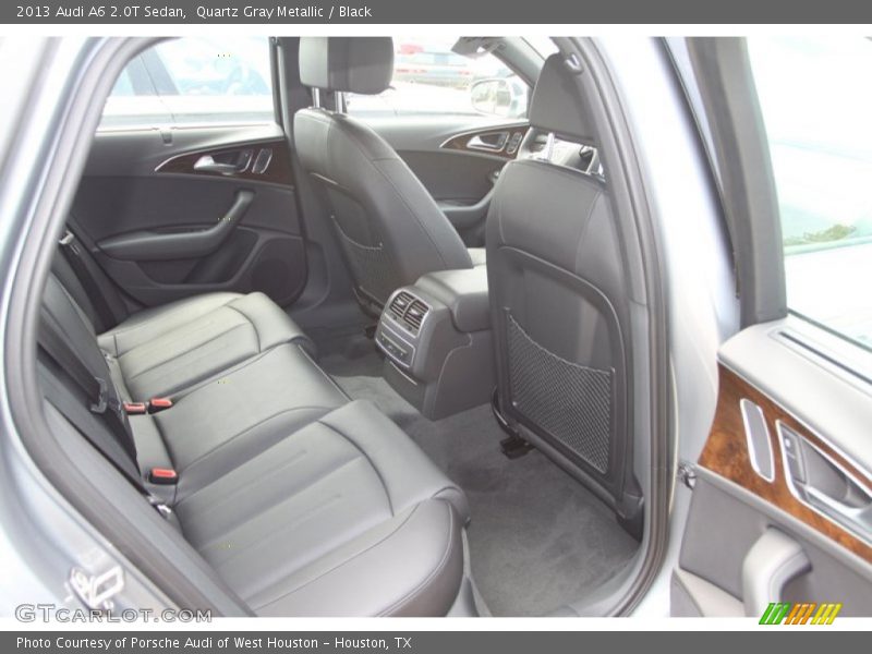 Quartz Gray Metallic / Black 2013 Audi A6 2.0T Sedan
