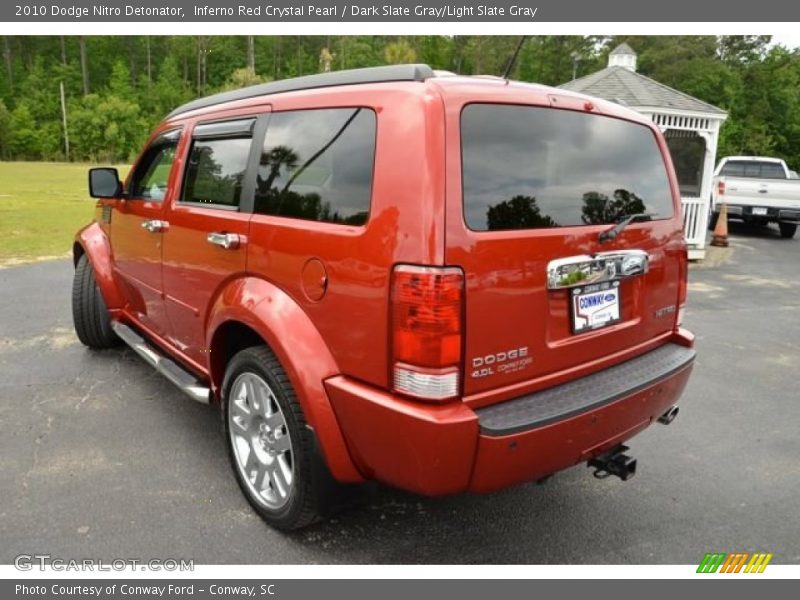 Inferno Red Crystal Pearl / Dark Slate Gray/Light Slate Gray 2010 Dodge Nitro Detonator